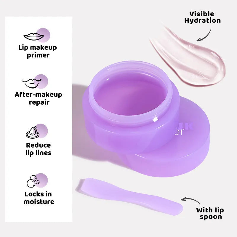 10ml exfoliating lip mask and scraper set for moisturising and softening cutin