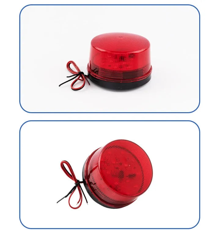 HC-79 small flash warning alarm light in red colour with 73mm diameter for building fire protection systems