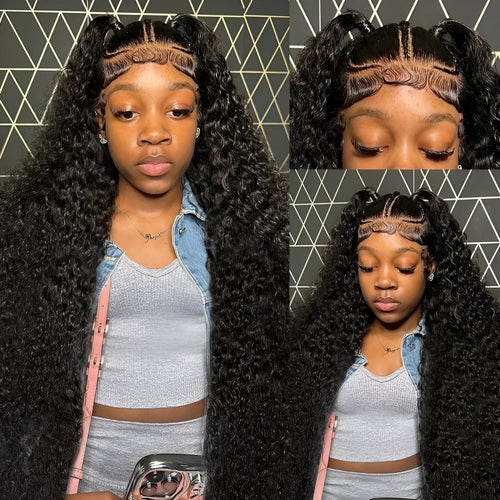 13x6 front lace wig medium long curly hair side bangs high temperature fibre multiple colours and lengths