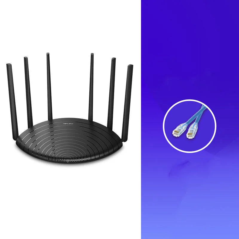 TL-WDR7661 Gigabit Edition AC1900 wireless home router with compact black casing.
