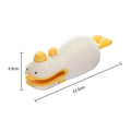 Small yellow duck animal jacquard design rechargeable handheld sealing machine with charging cable