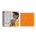 A single 100g bar of whitening vitamin body care soap with ingredients including kojic acid and vitamin C.