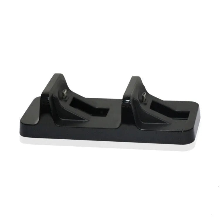 Black plastic double handle fixed charger for PS4 console made from ABS material