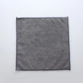 Grey square microfiber kitchen cleaning cloth measuring 25x25cm