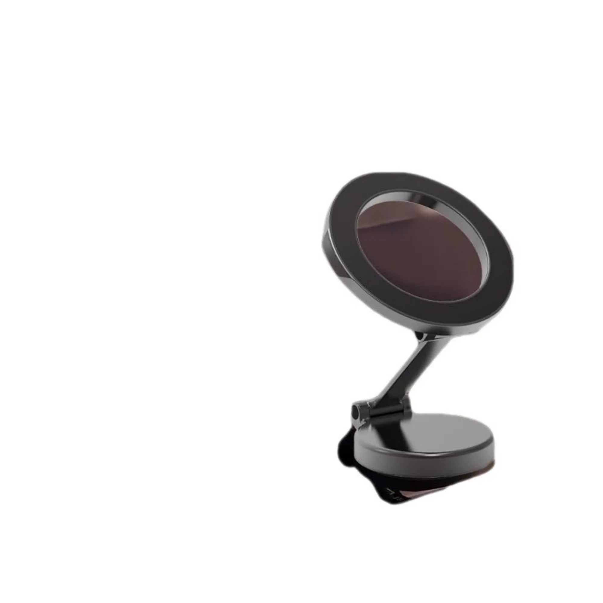 All-metal foldable magnetic car phone mount in Qian colour on a car dashboard.