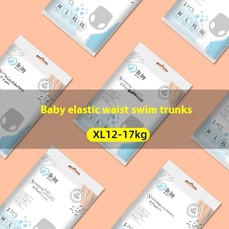 Baby disposable swimming pull up diaper with soft fabric, L size
