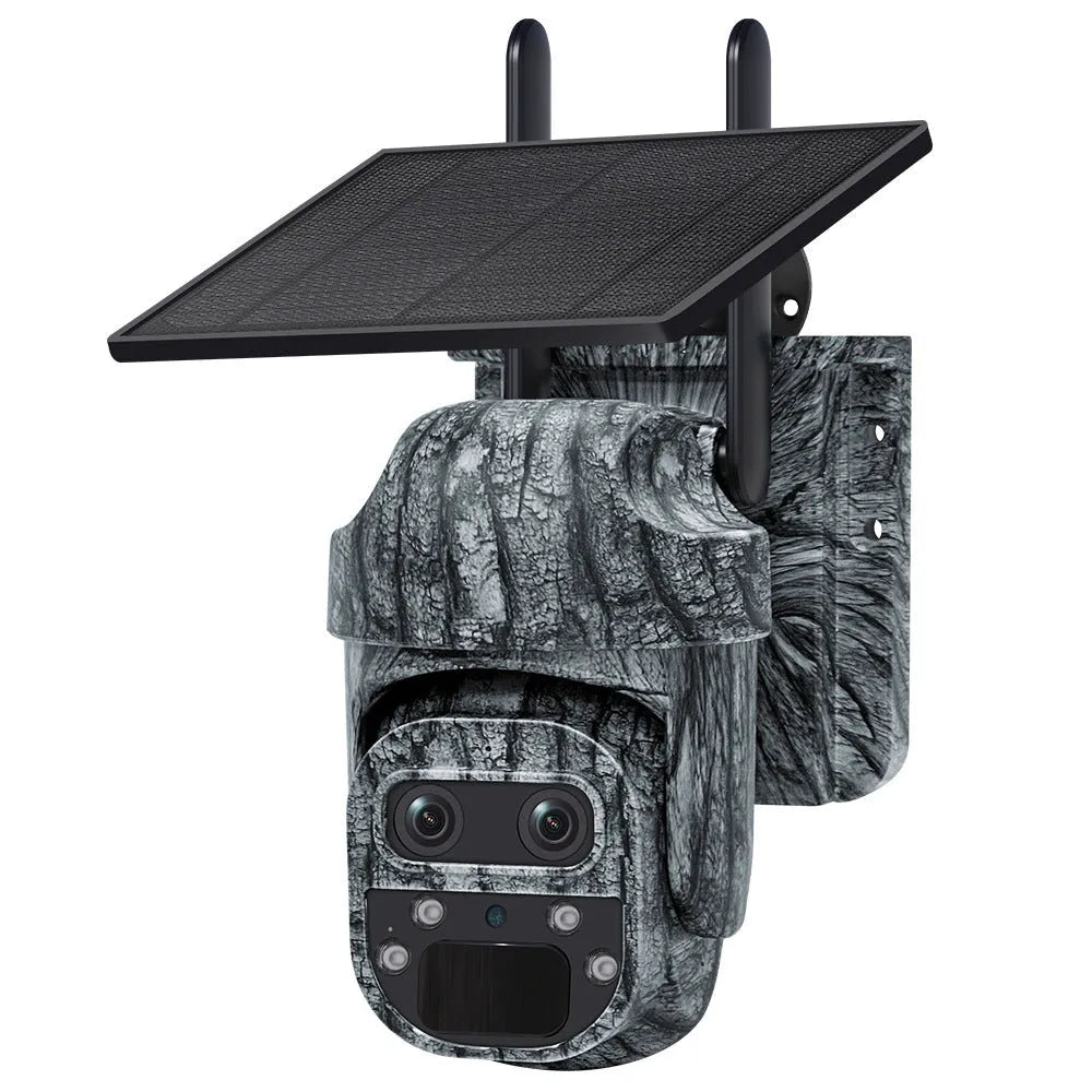 6 million HD night vision 4G solar camouflage camera ceiling head IP66 outdoor security