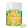 Kids multivitamin DHA gummies study support brain nutrition supplement 60 count bottle