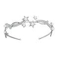 New Princess XINGX bridal crown headband alloy wave shape electroplated finish 28cm long 3.5cm wide default colour