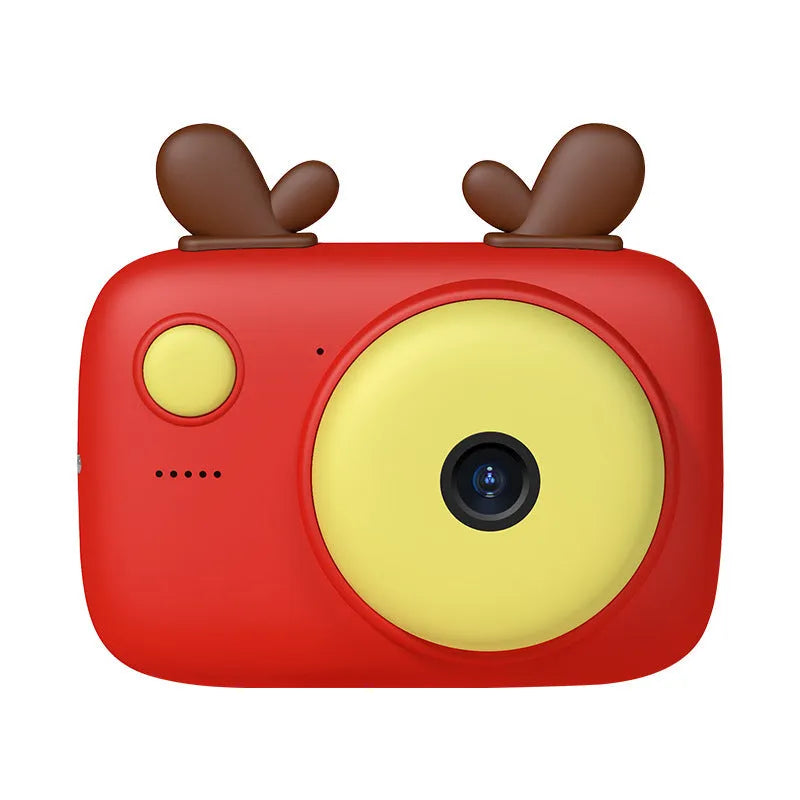 A2 Kids Macaron style digital camera in choice of colours, showing compact design with lens and 2.4-inch screen.