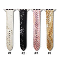 PU leopard print watch strap for Apple Watch 38mm and 42mm in a colour variant