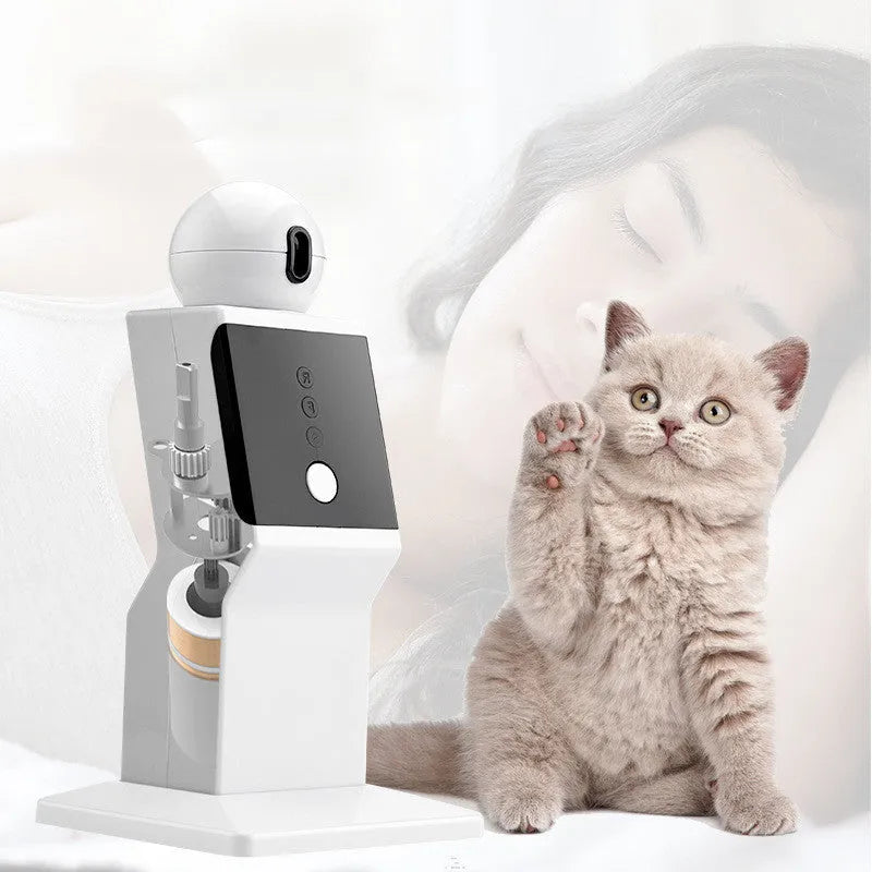 Pet robot amusing cat toy with smart interactive features, made from ABS plastic