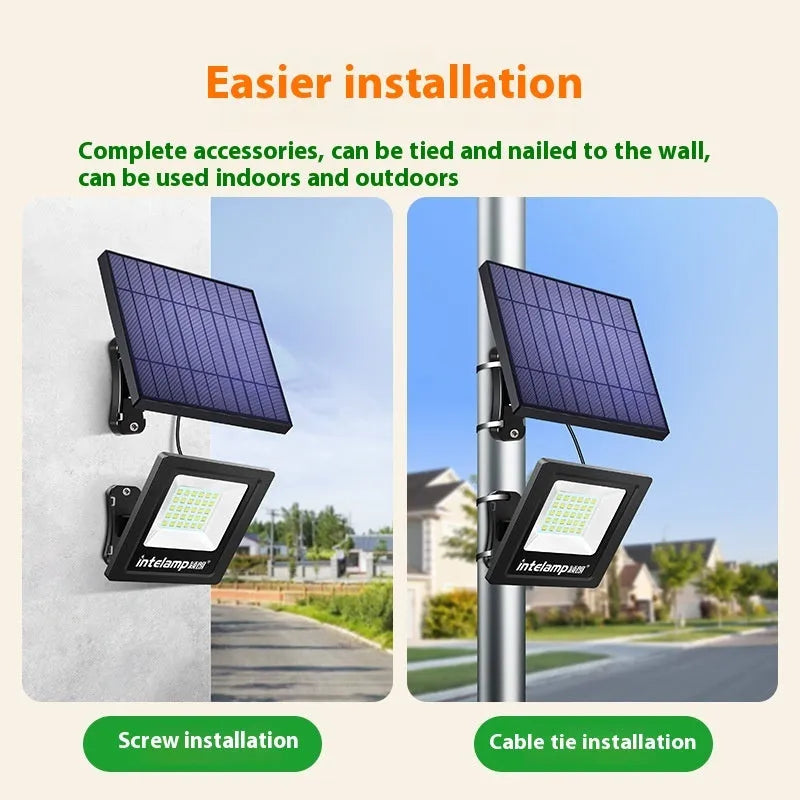 Outdoor household courtyard LED solar light with IP65 waterproof rating