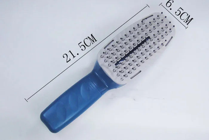 Pet comb with negative ion and ozone function, 21.5cm length, removable brush head, 78 comb teeth