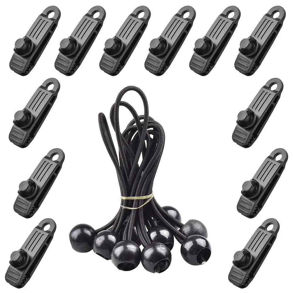 Aluminium alloy tent windproof clip 19g for camping mountaineering fishing