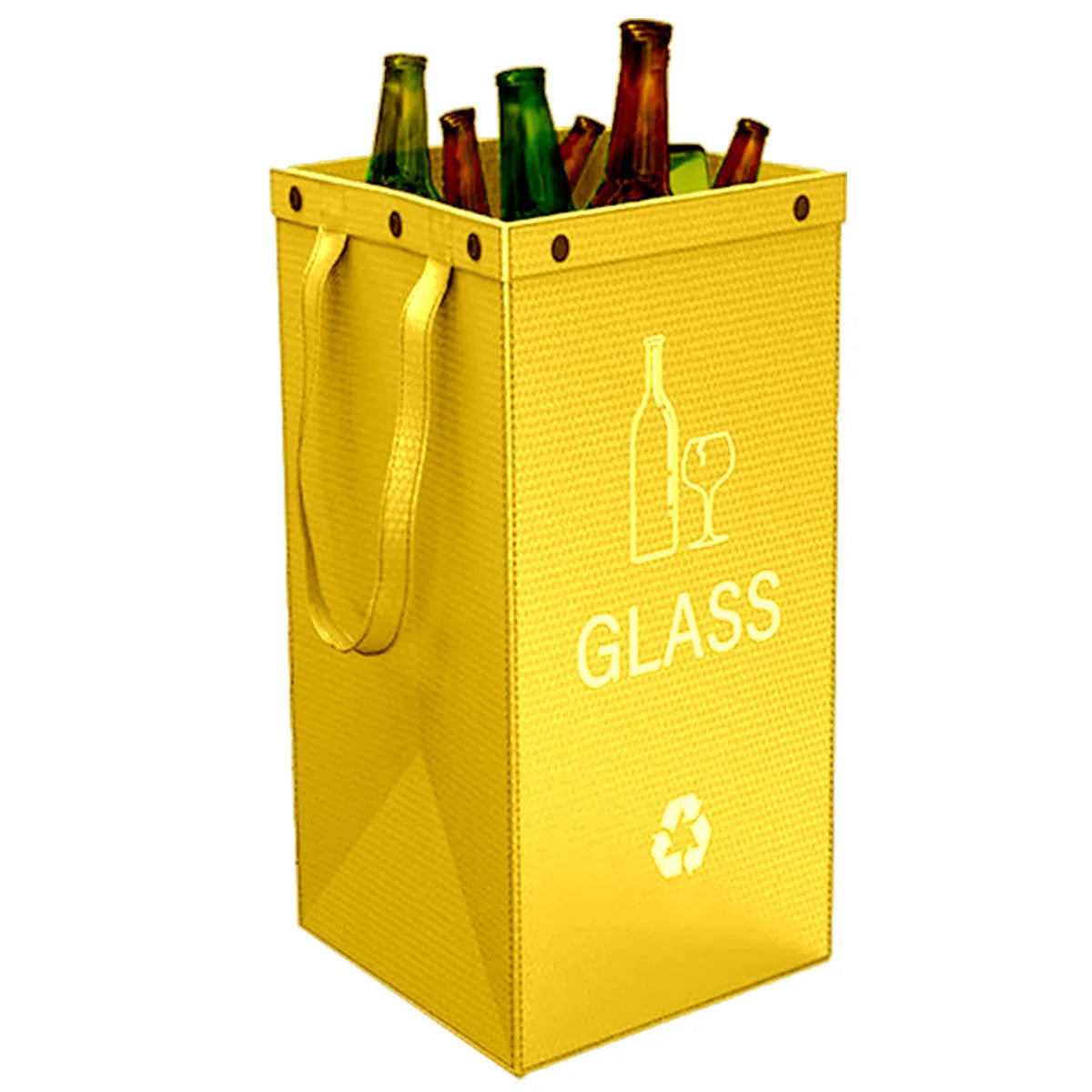 40-litre blue plastic bin bag holder for kitchen waste with visible dimensions