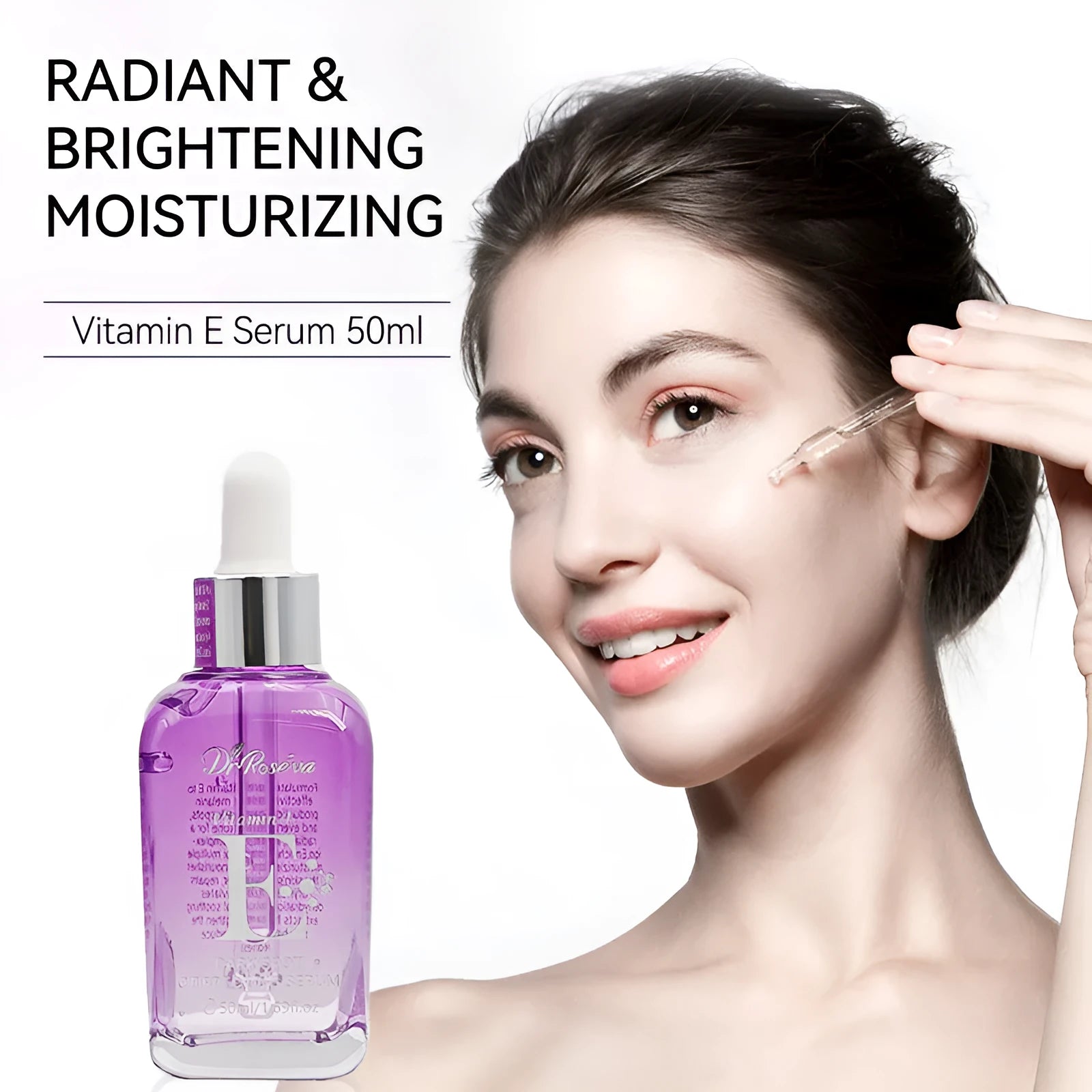 DR.ROSEVA Collagen Repair Facial Dark Spot Serum 50ml bottle with retinol and organic formula