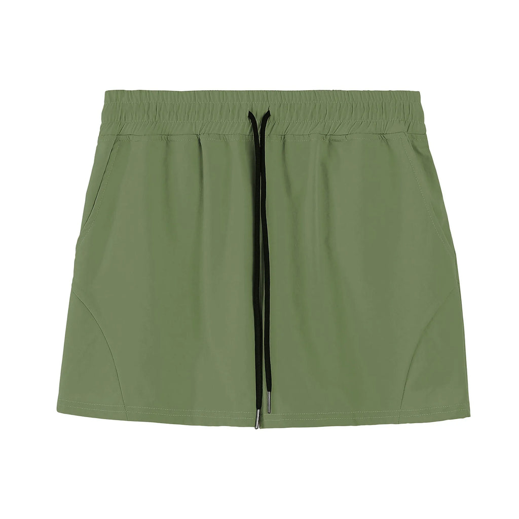 Men's thin grey polyester basketball shorts with elastic waistband for summer sports activities