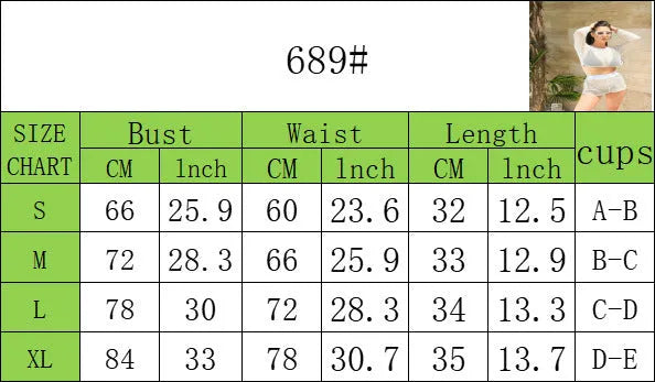 White transparent women's beach swimsuit set with breathable straps and skirt.