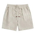 Men's plus size quick-drying loose thin shorts with elastic waistband in a camouflage pattern