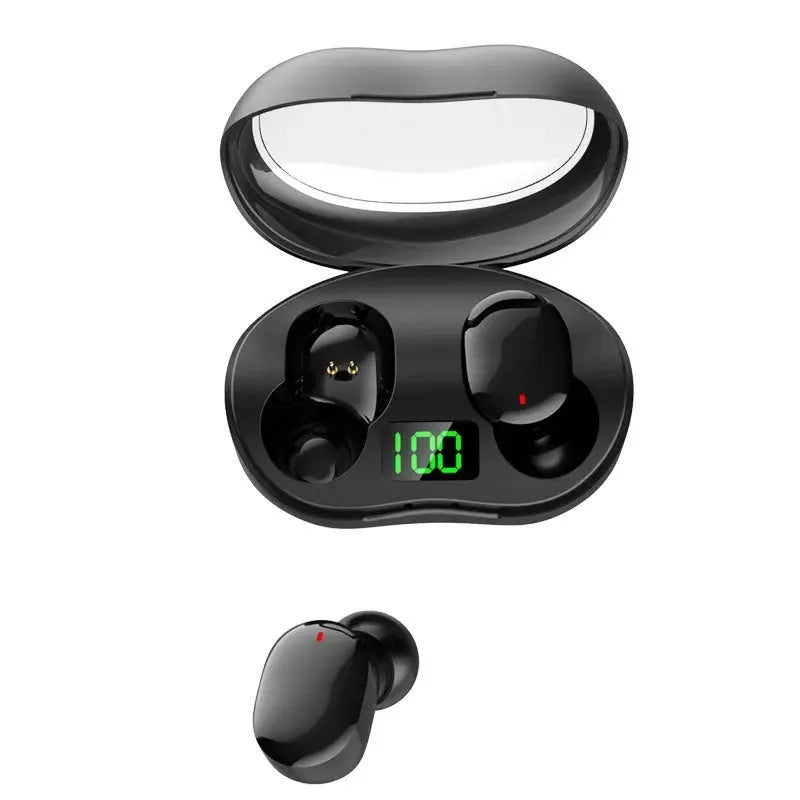 E9S TWS in-ear Bluetooth headset black plastic noise reduction low latency