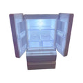 Small white plastic miniature model with internal LED light on, showing dimensions of 11.4cm height.