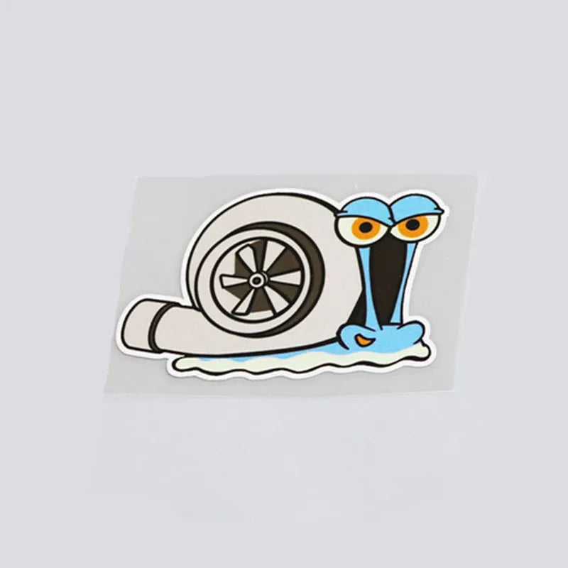 Cartoon snail reflective car sticker for vehicle bumper decoration