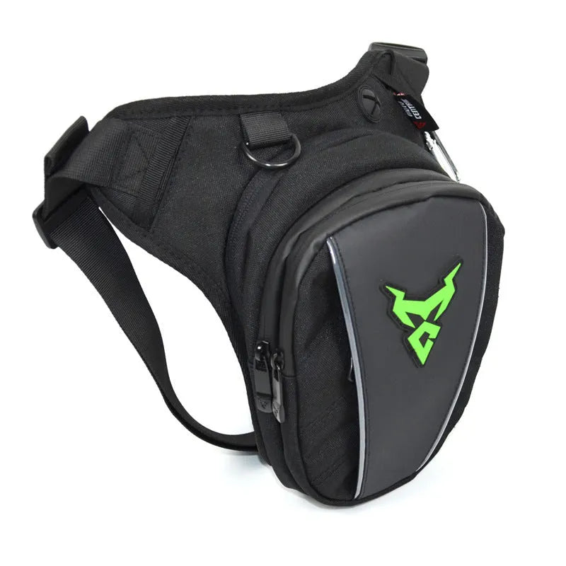 0105MC motorcycle riding leg bag in 1200D Oxford cloth with crossbody straps