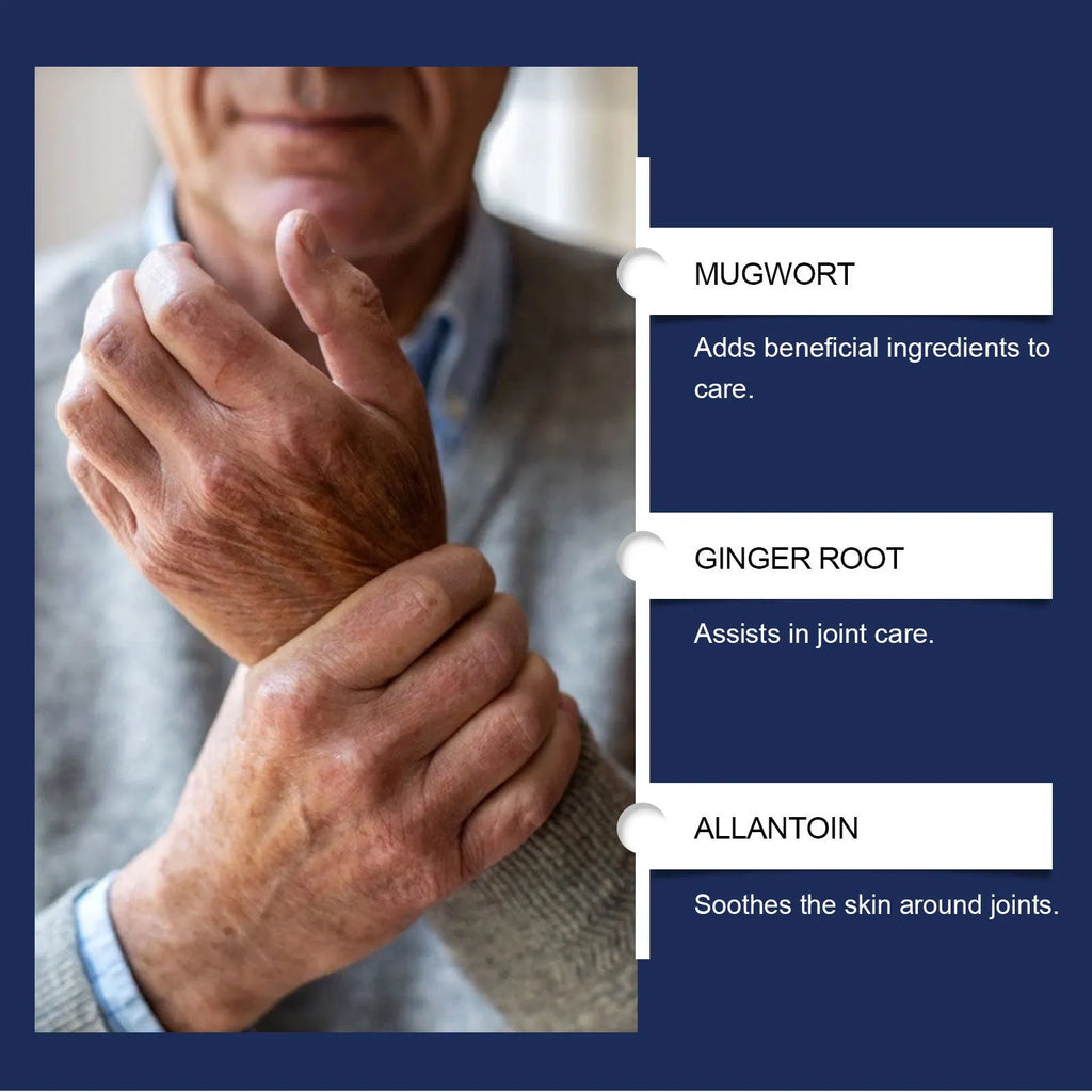 Four joint care microneedle patches with natural moxa, ginger, and bee venom ingredients
