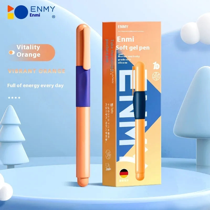 Student posture correction pen with ergonomic plastic grip in four colour options