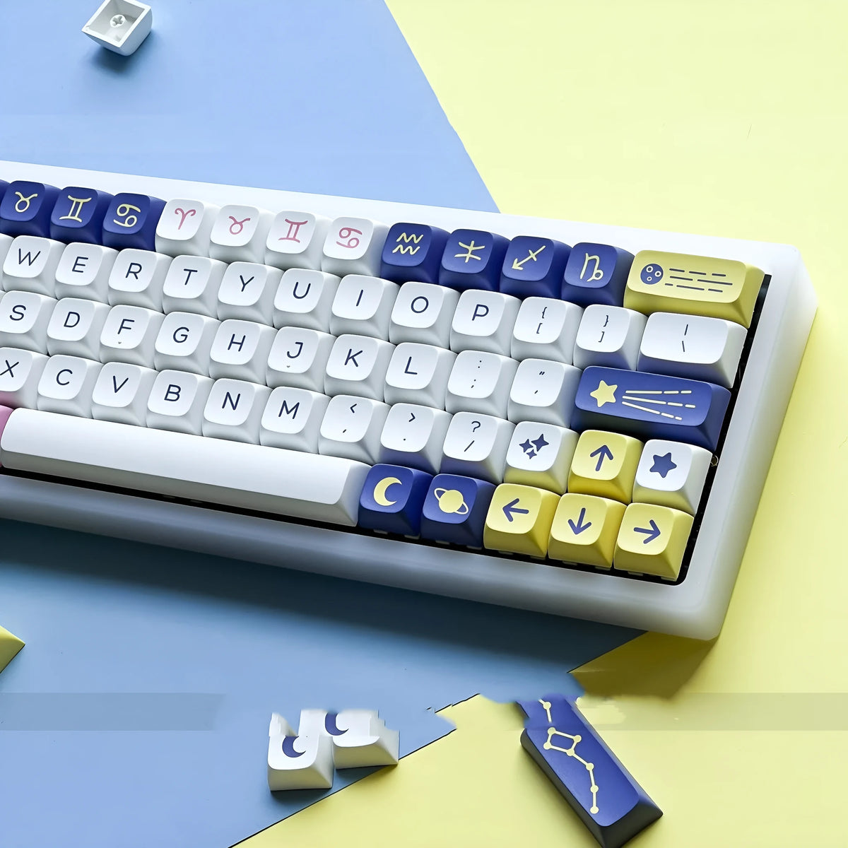 Magician Constellation 132-key XDA height keycap set, boxed, for USB Bluetooth Type-C keyboards