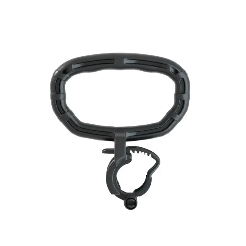 Adjustable black kettlebell handle made from PP material, 21x19cm, for home gym weight training