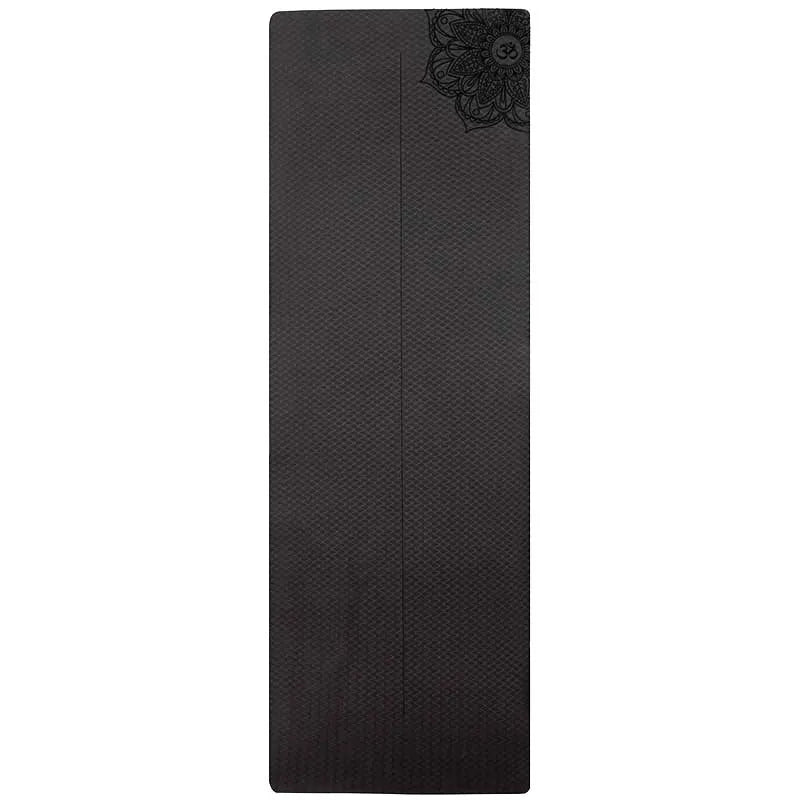Two-colour TPE non-slip yoga mat 6mm thick 183x61cm in green and black