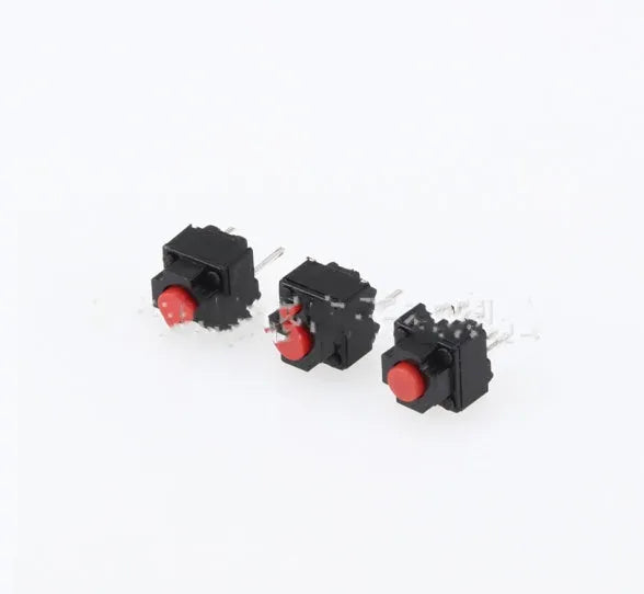 Aluminium alloy waterproof micro tactile patch switch for PCB soldering.
