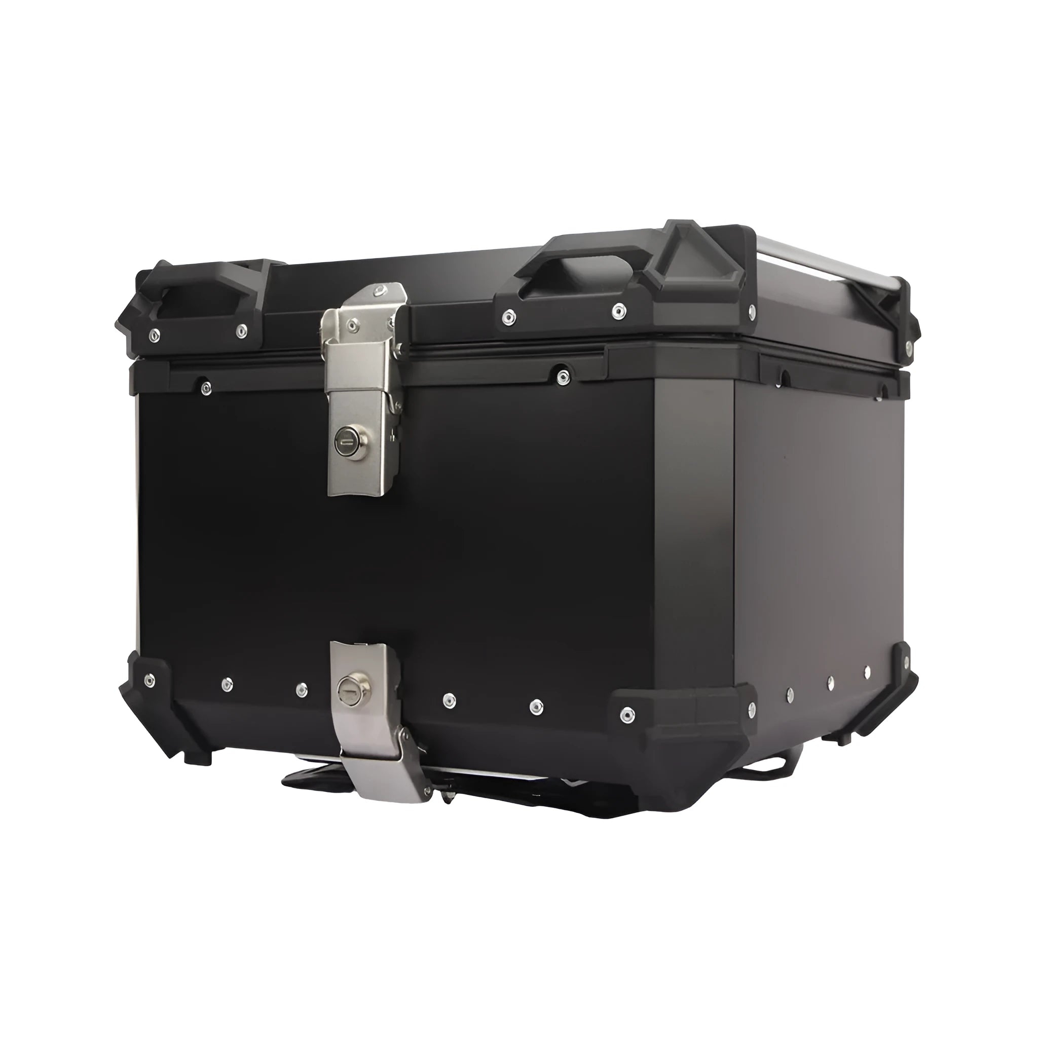 Electric car storage box aluminium alloy detachable large capacity 45L side case black
