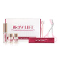 Pink eyebrow perm kit with scalding suit and quick ironing tools for home eyebrow styling