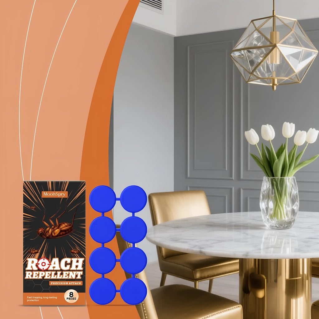 Indoor kitchen cockroach killer bait stickers with glue traps for household pest control