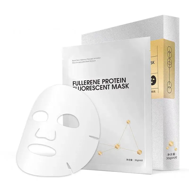 A box of four hydrating, lifting and firming brushed face films for neutral, oily, dry, and mixed skin types.