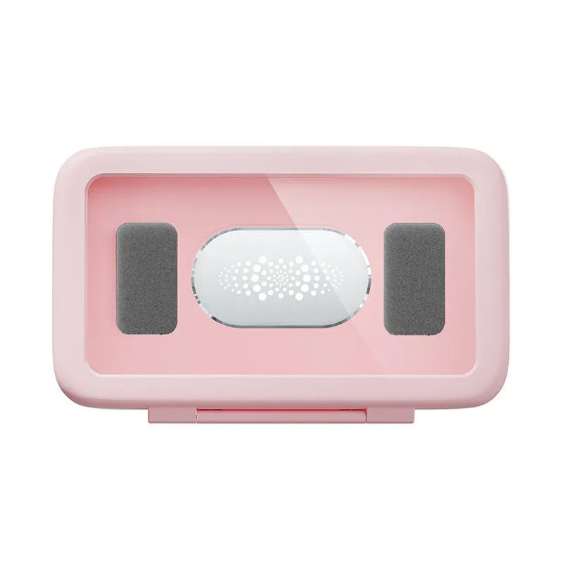 Waterproof phone holder with touch screen in black, pink, and white colour options