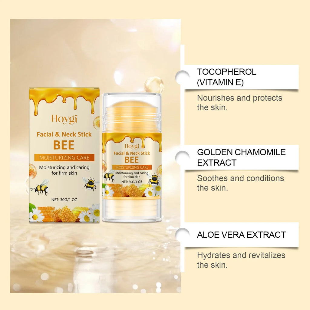 30g facial moisturising stick with vitamin E and botanical extracts including chamomile, aloe vera and lavender