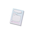 Cartoon sticky notes notepad set with heart designs in six styles including Echo Notes and Puppy Diary