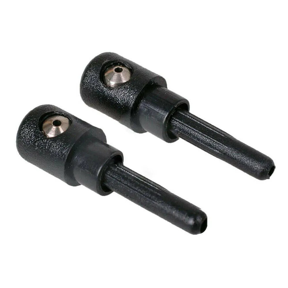 Black rear windscreen washer nozzle for Volkswagen Golf Audi Skoda cars