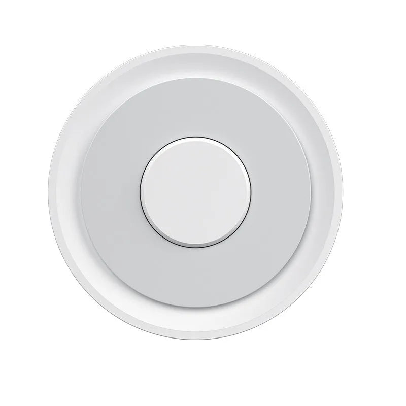 White ZigBee smart home gateway measuring 78mm with USB connection for controlling multiple devices