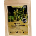 Verbascum Thapsus tea 20 packs, 60g total weight, mullein leaf herbal tea bags in individual wrappers