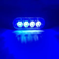 12-24V 4LED strobe side light with insulation film and screws, multiple colour options