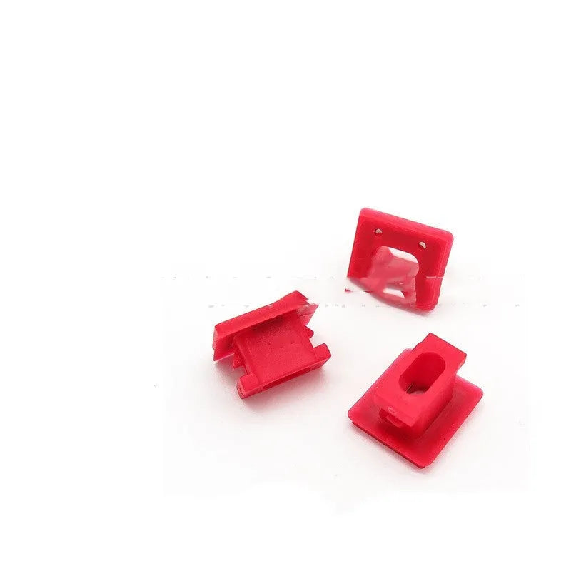Pack of 10 walnut-coloured plastic BMW interior door trim panel replacement clips.