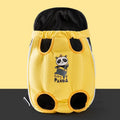 Soft canvas pet carrier bag with cartoon animal pattern and Beka yellow bear design