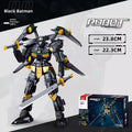 Black bat hero small particle plastic building blocks toy in a colour box for ages 7 to 14
