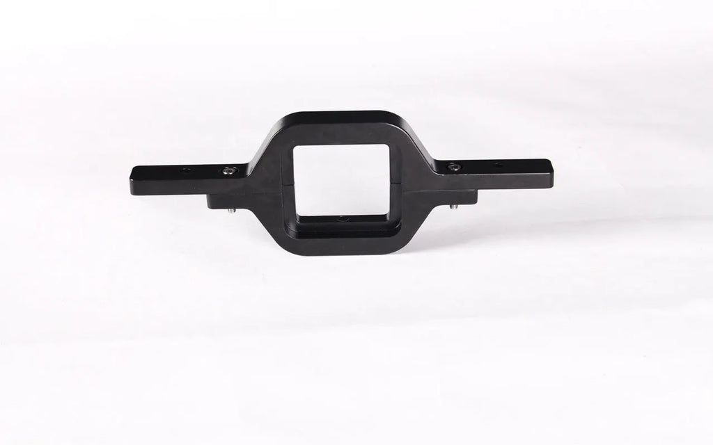 Black trailer hook lamp mounting bracket for off-road vehicle auxiliary lighting