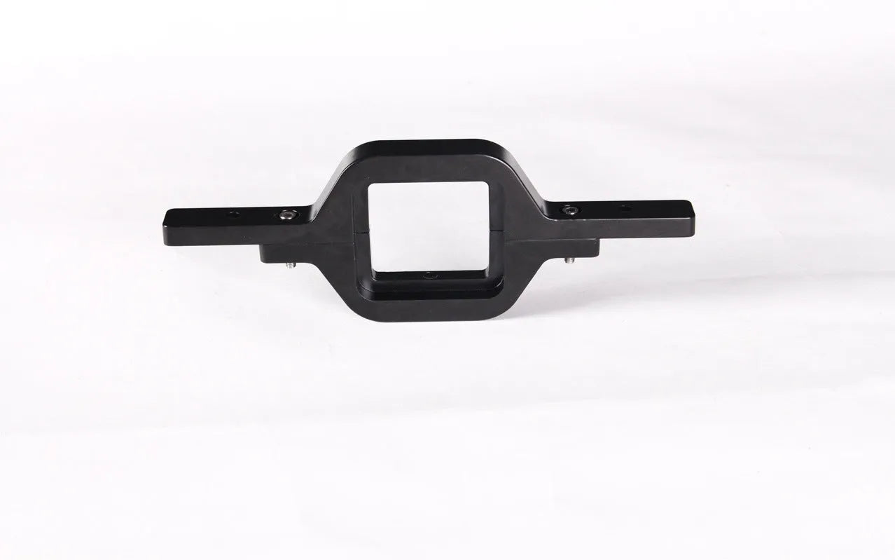 Black trailer hook lamp mounting bracket for off-road vehicle auxiliary lighting